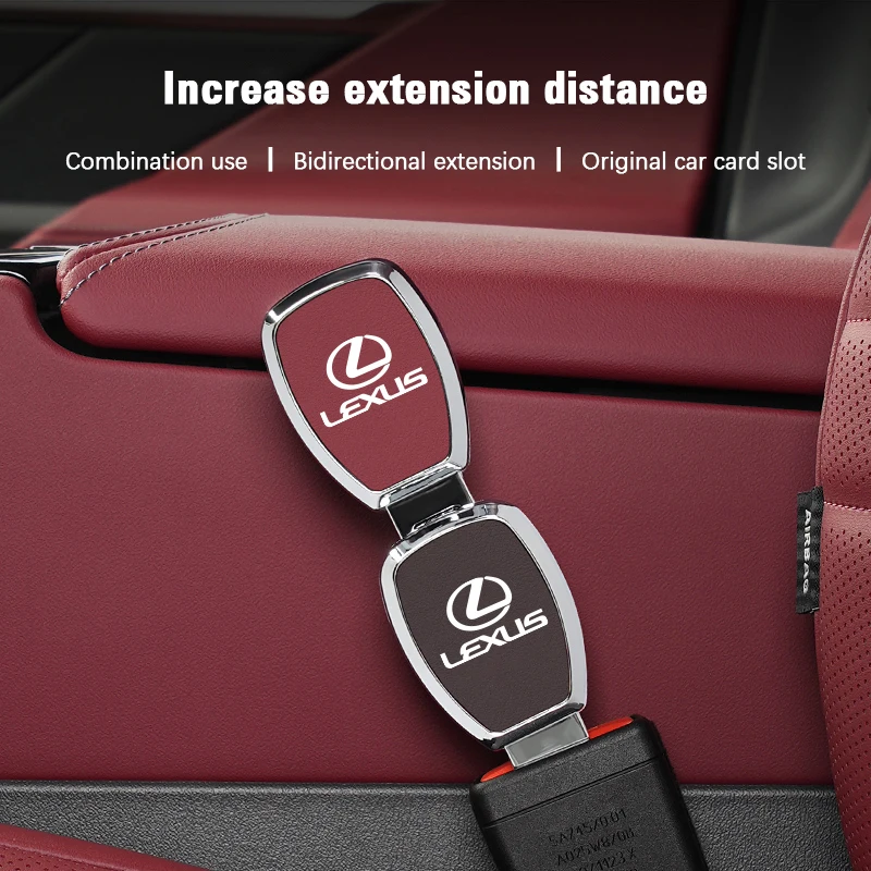 Car Seat Safety Belt Lengthened Plug Accessories For Lexus F SPORT ES RX NX LS UX LM LX GX LC RZ IS CT GS RC HS SC TX LBX IS300