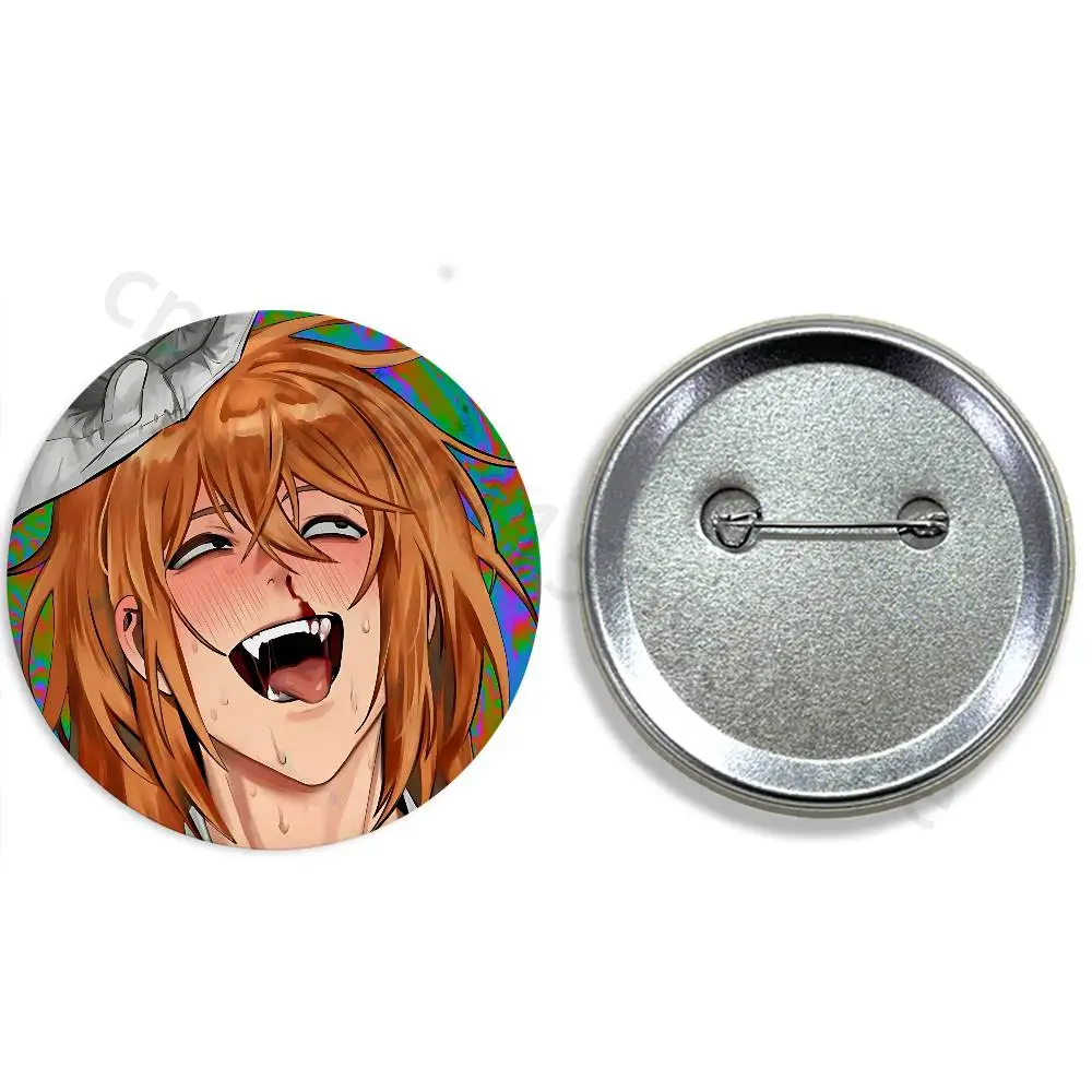 R-Ranfren Anime Tinplate Enamel Pins Creativity Printed Pictures Text Metal Lapel Badges Brooches