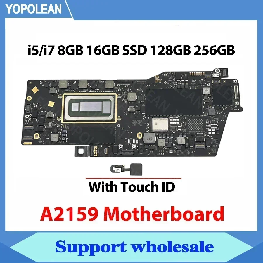 Placa-mãe a2159 testada para macbook pro retina 13 