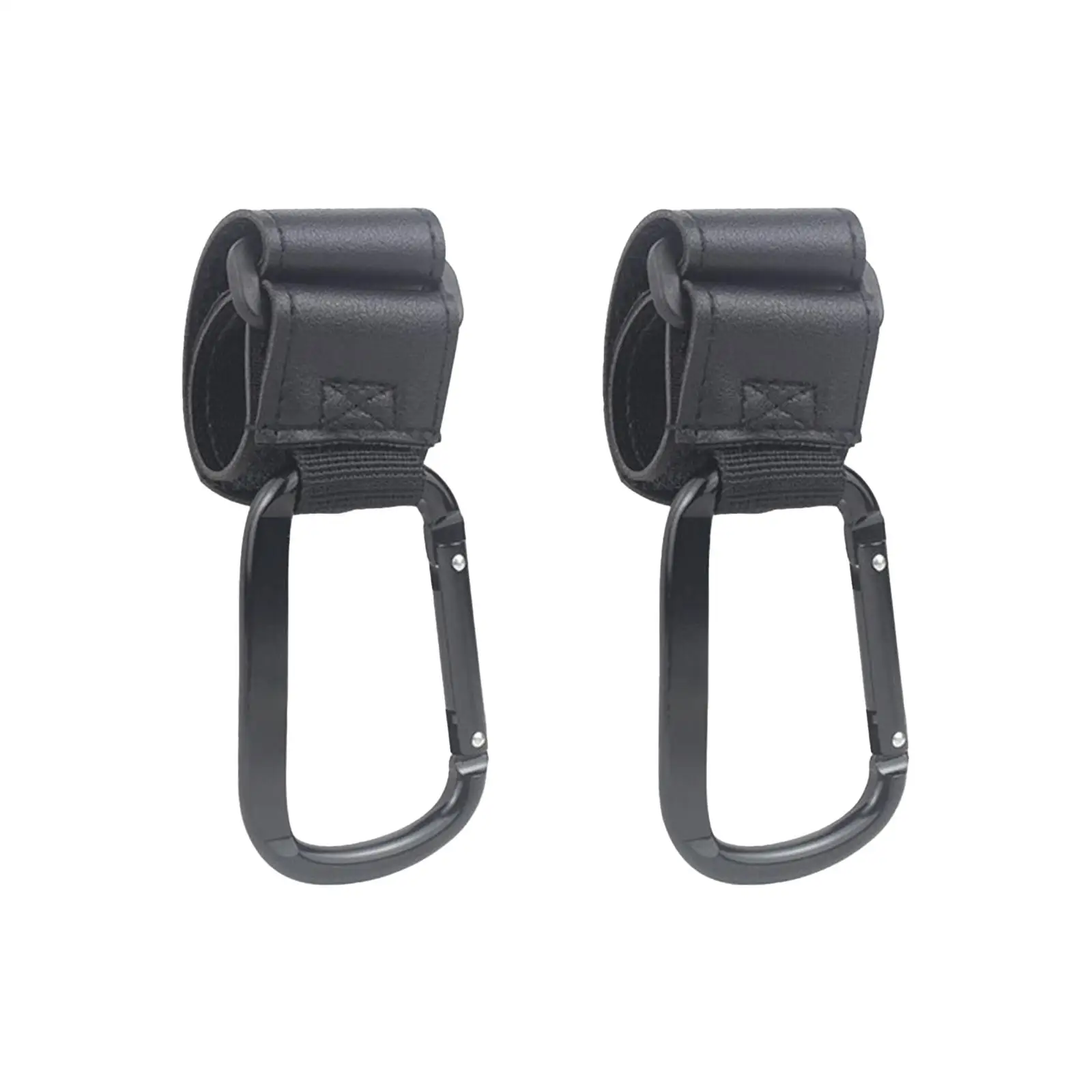 3x2 Pieces Baby Stroller Hooks Clip Pram Hooks for Shopping Cart Grocery Bags