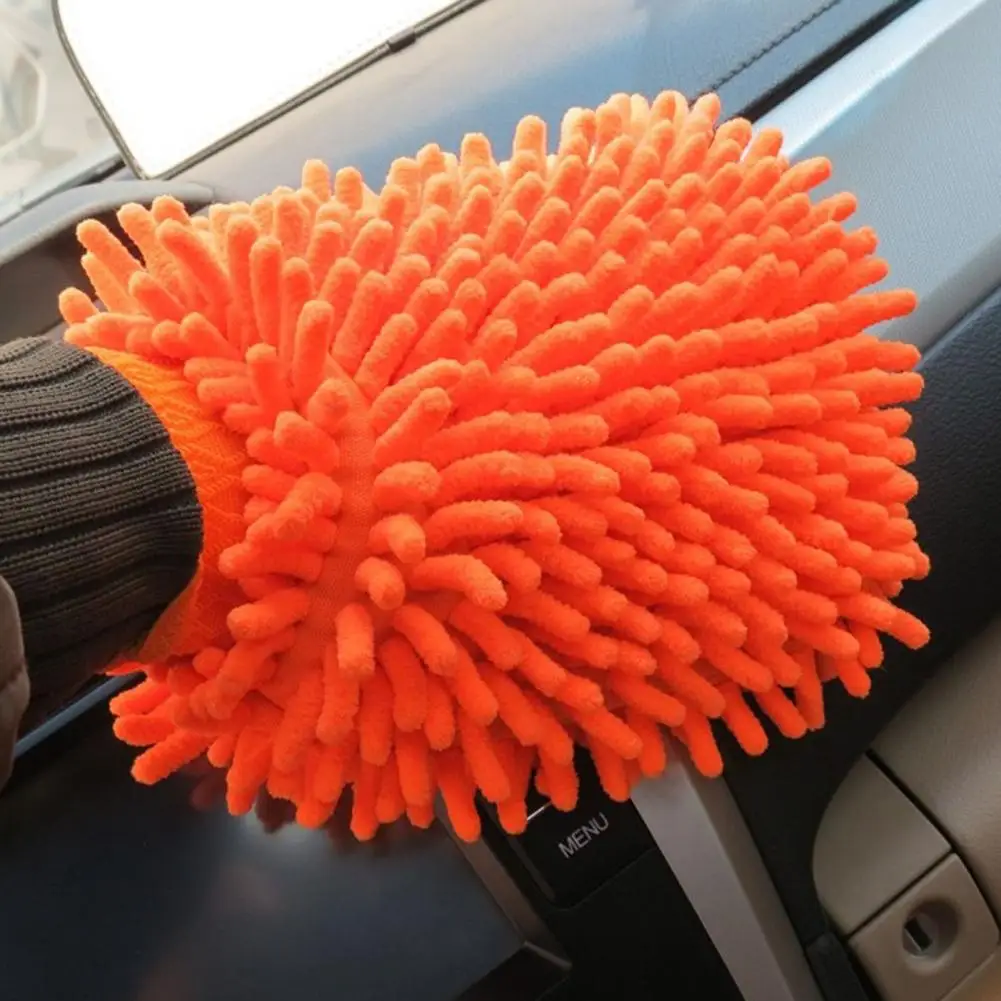 20*14cm Autowashandschoen Niet-pluizend Zeer absorberend Hoge dichtheid Vuilverwijdering Niet-schuurmiddel Machinewasbaar Autopoetsmiddel Veeg
