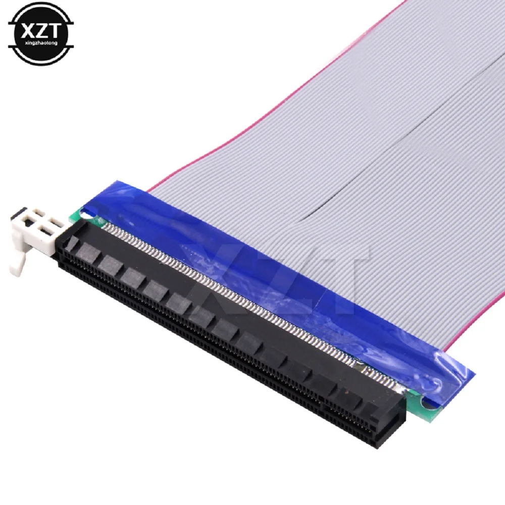 High Quality PCIe 16X PCI Express PCI-E 16X to 16X Riser Extender Card Adapter Flexible Cable For Graphics Card GPU Newest