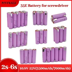 20A 18650 35E 3500mAh 7000mAh 3S 4S 5S 6S 8S 7.4V 12.6V 14.8V 18V 25.2V 29.6V for Screwdriver Batteries Weld Battery Pack