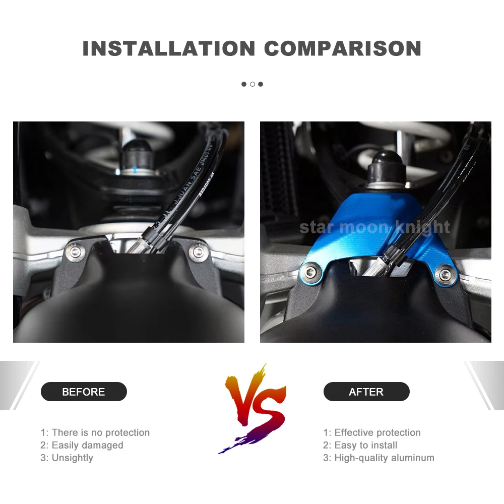 ملحقات الدراجة النارية BMW R1300GS R 1300 GS ADVENTURE ADV GSA R1300RT واقي حماية مشترك من الألومنيوم بتحكم رقمي بالكمبيوتر