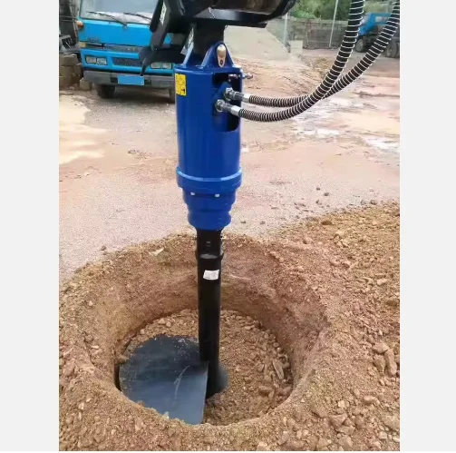 Chi All Model & Size Hydraulic Auger Earth Drill Digger Quick Hitch for Excavator