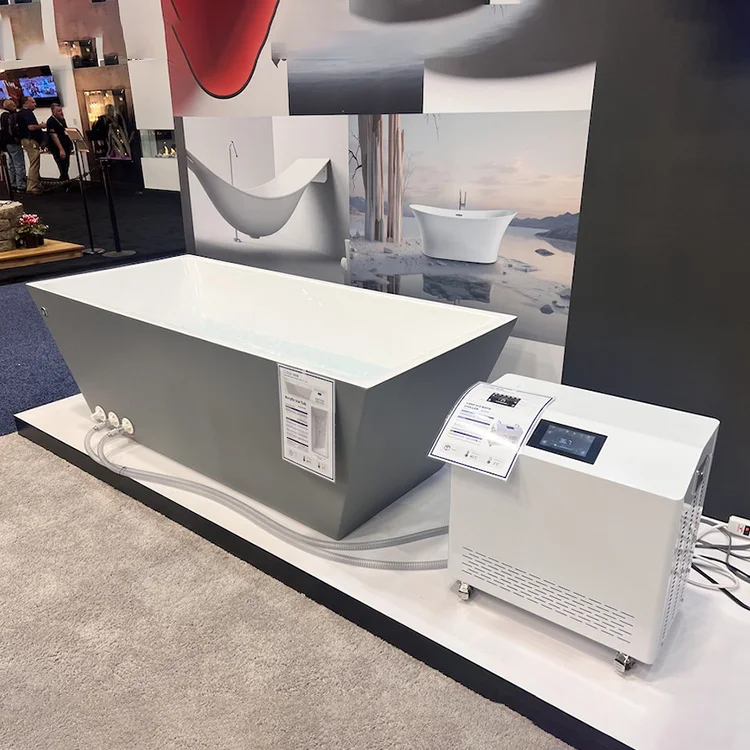 

Acrylic Cold Plunge Tub Cold Water Therapy Ice Bath Tub With Chiller Customized Color Bathtub