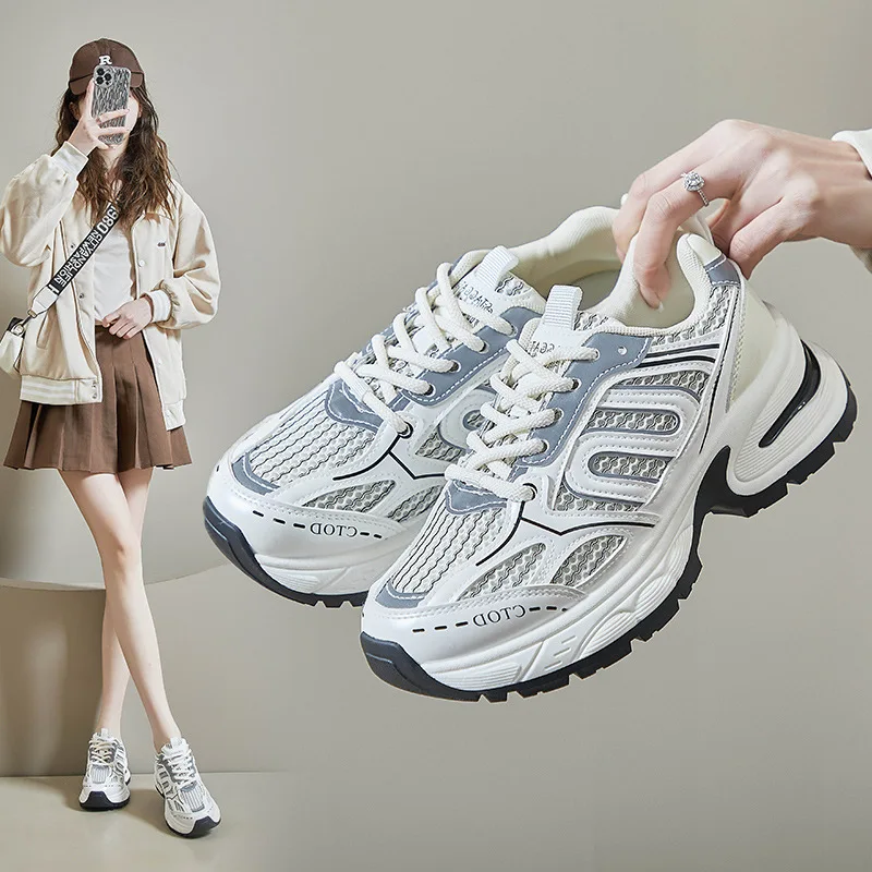 New Spring & Summer Women Running Shoes Fashion Breathable Female Girls Sneakers Sports Casual Size 35-40