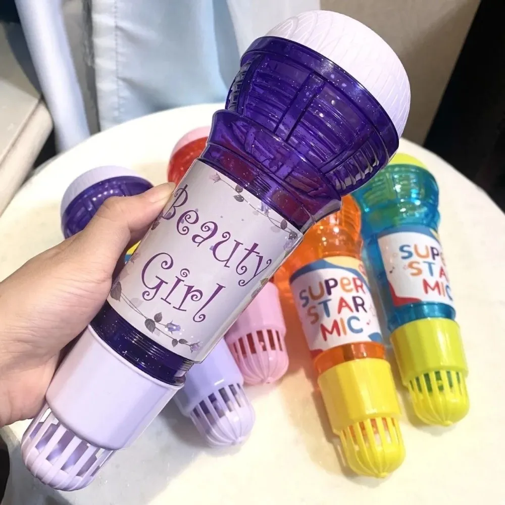

Funny 24cm Children Echo Microphone Voice Amplifier Plastic Microphone Toy Non Electric Music Singing Toy Kids