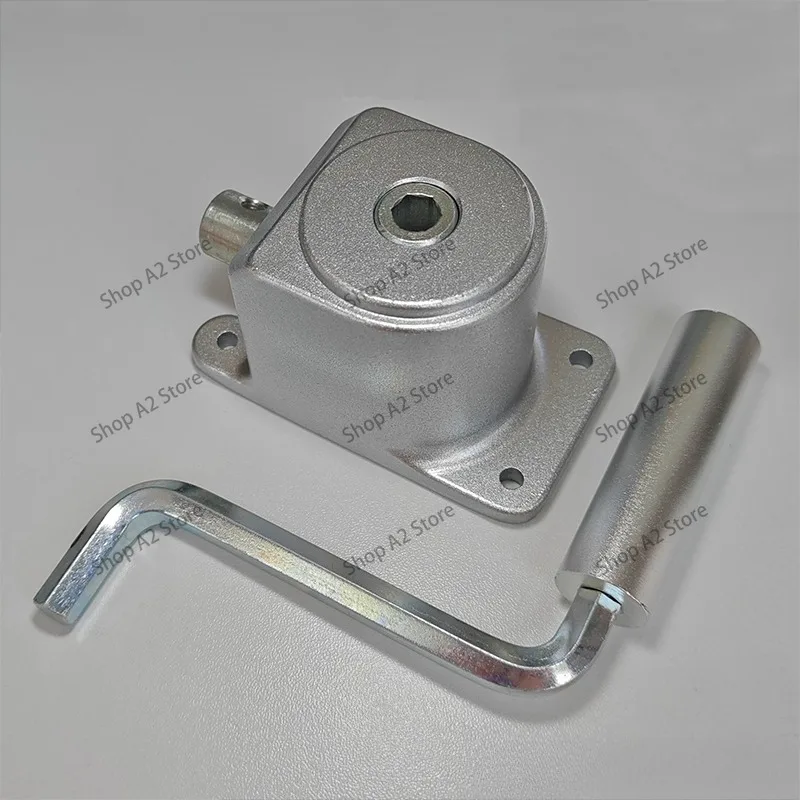 Right angle reversing gearbox, small steering gear 90 degrees, bevel gear, speed ratio 1 to 1 bevel gear