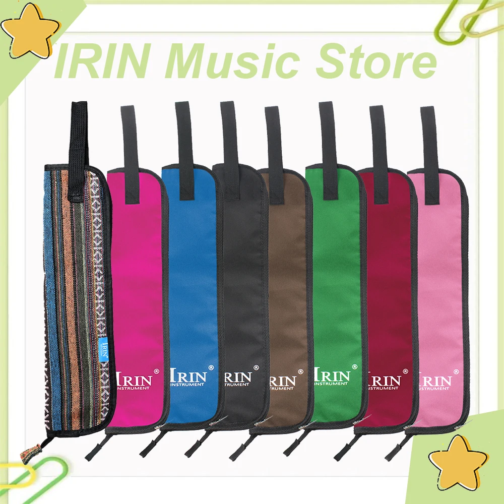 IRIN DrumStick Tasche Ethnischen Stil Oxford Tuch Drumstick Verdicken Fall Große Kapazität Handtasche Percussion Instrument Langlebige Teile