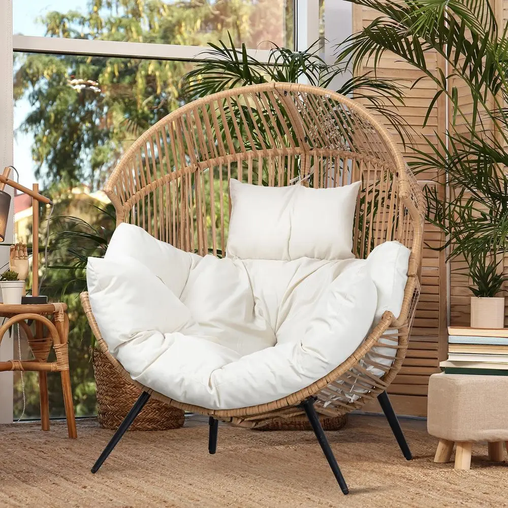 Egg Chair Wicker Ou…