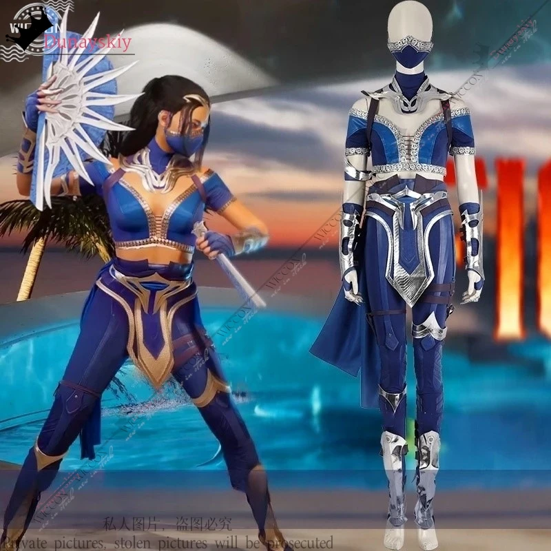 كيتانا تأثيري مورتال زي مثير المرأة المحاصيل الأعلى السراويل مجموعة كاملة المحارب النينجا موحدة دعوى هالوين كرنفال حفلة كومبات 1