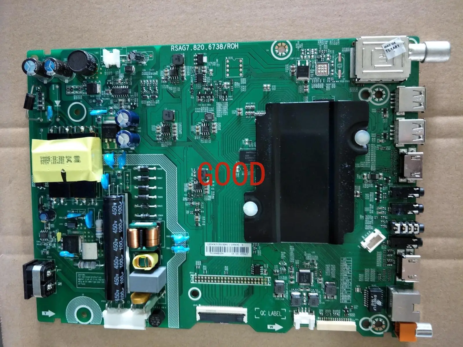 تلفزيون LED43K3100/42K3110 اللوحة الرئيسية للتلفزيون RSAG7.820.6609 شريط ضوء التلفزيون لوحة المنطق