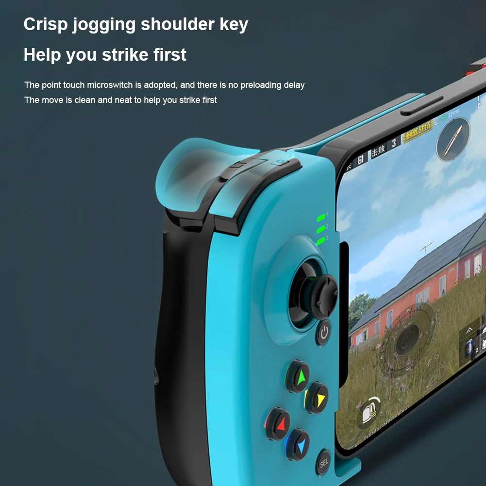 Controller di gioco estensibile wireless compatibile con Bluetooth D3 per telefoni cellulari Android IOS PC Gamepad Joystick Controllo del gioco