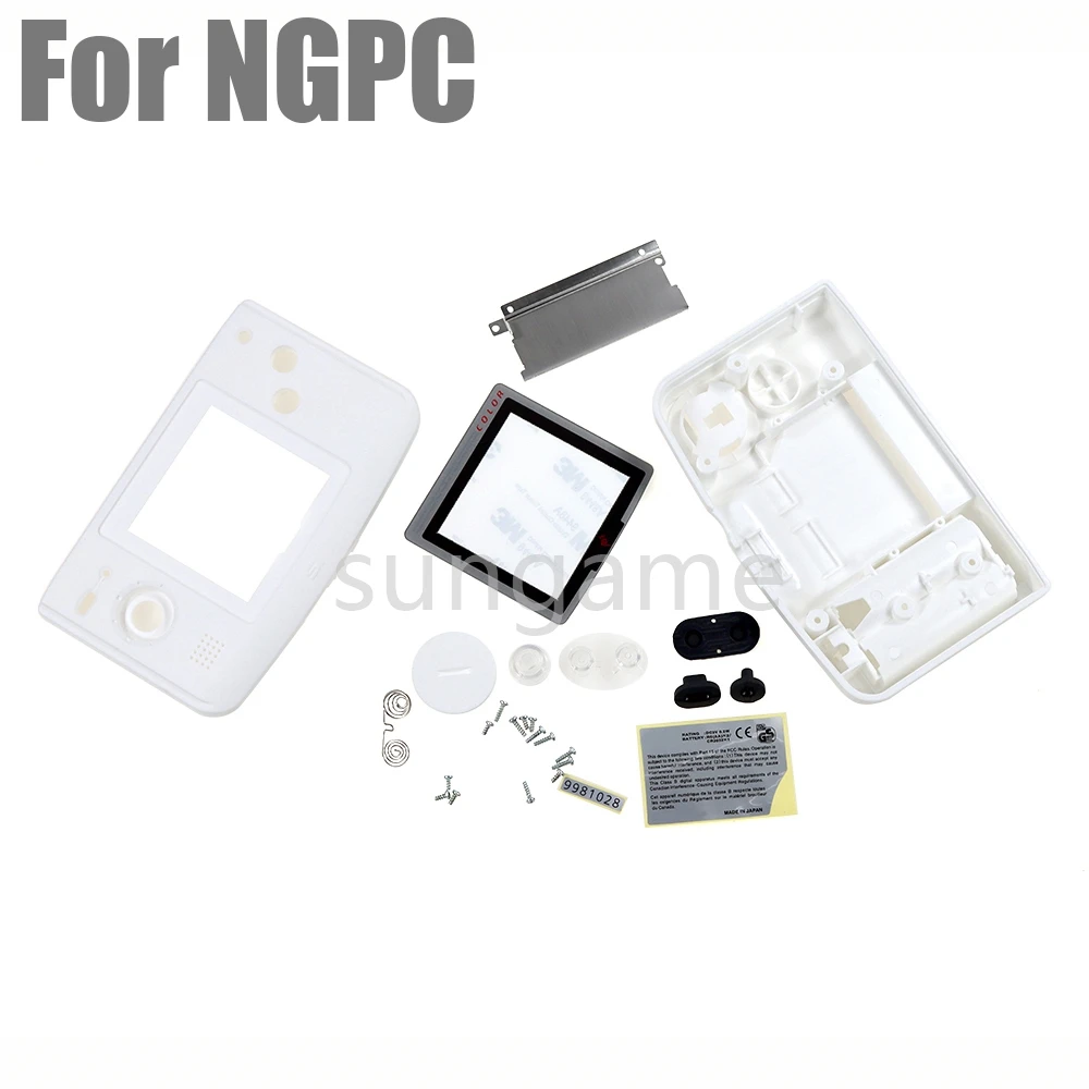 1set Replacemen Housing Shell Cover Case Kit Thick Machine for SNK NGPC NEOGEO POCKET COLOR