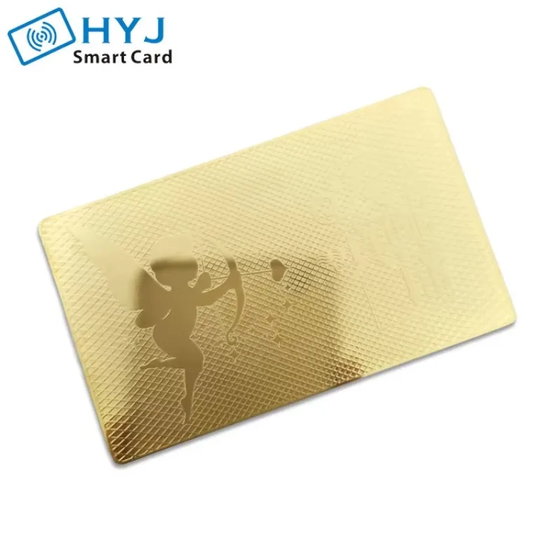 

Brush Surface Gold Custom Business Metal Card