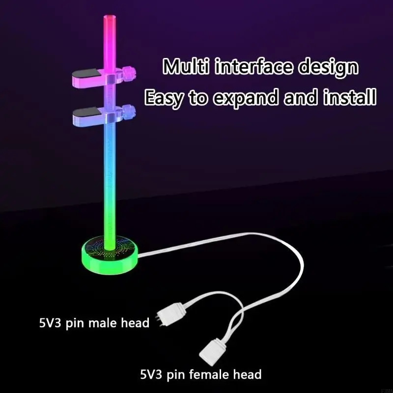 F3MA ARGB GPU поддержка поддержки 5V 3PIN ARGB ГААССКАЯ ОБЛАСТЬ