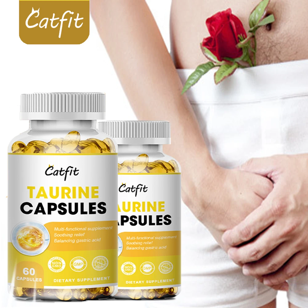 Catfit Pure-biological Taurine Capsule Reproductive and Nervous Development Dietary Supplement