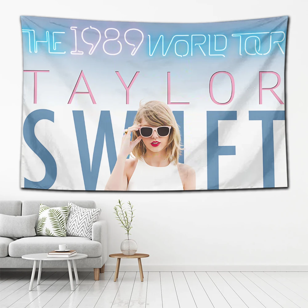 

2024 T-Taylor Swifts Tapestry Decoration Flag Living Room Wall Hanging Dormitory Bedroom Wall Carpets tapestries