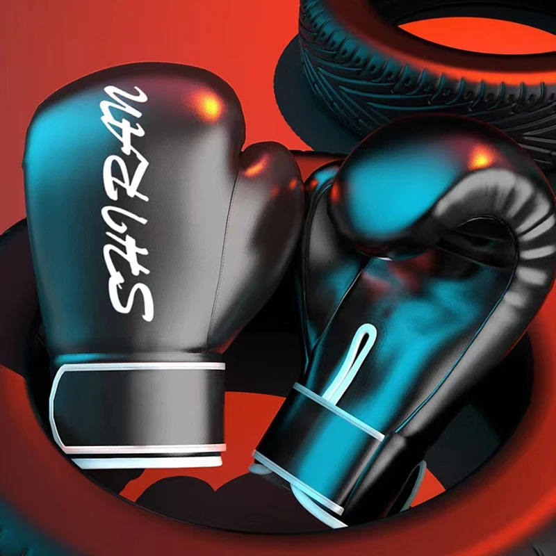 

Boxing Gloves Full Finger Training Adult Children Sparring Gloves Fighting Free Men And Women