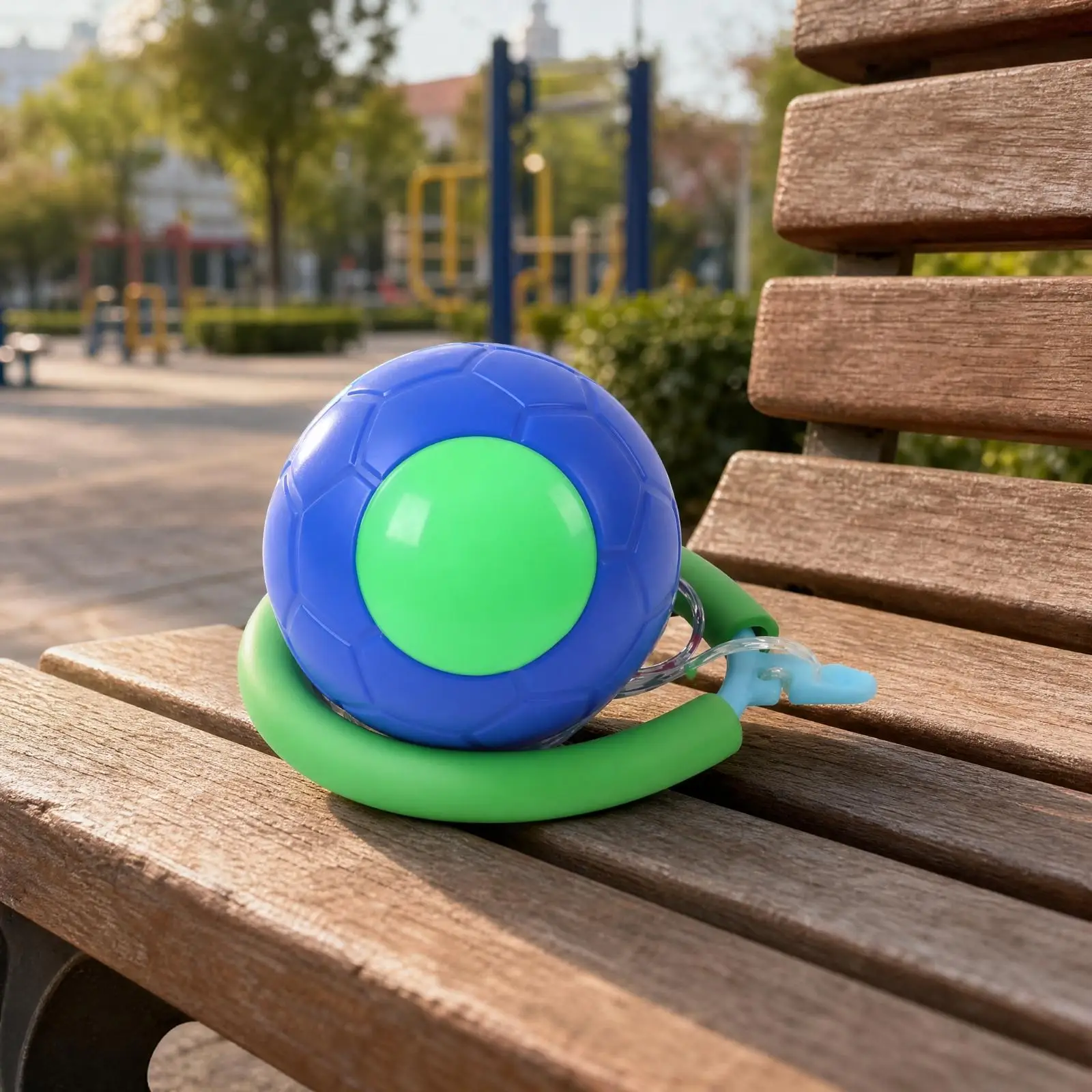 Children Sport Training B Ankle Skip Ball with Foot Loop for Kids Outdoor Coordination Exercise