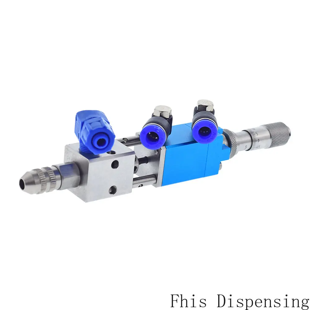 

Алкоголь чернил для дозирования УФ-клея с микрометром FHIS-2121Q Прецизионный дозирующий клапан наперстком