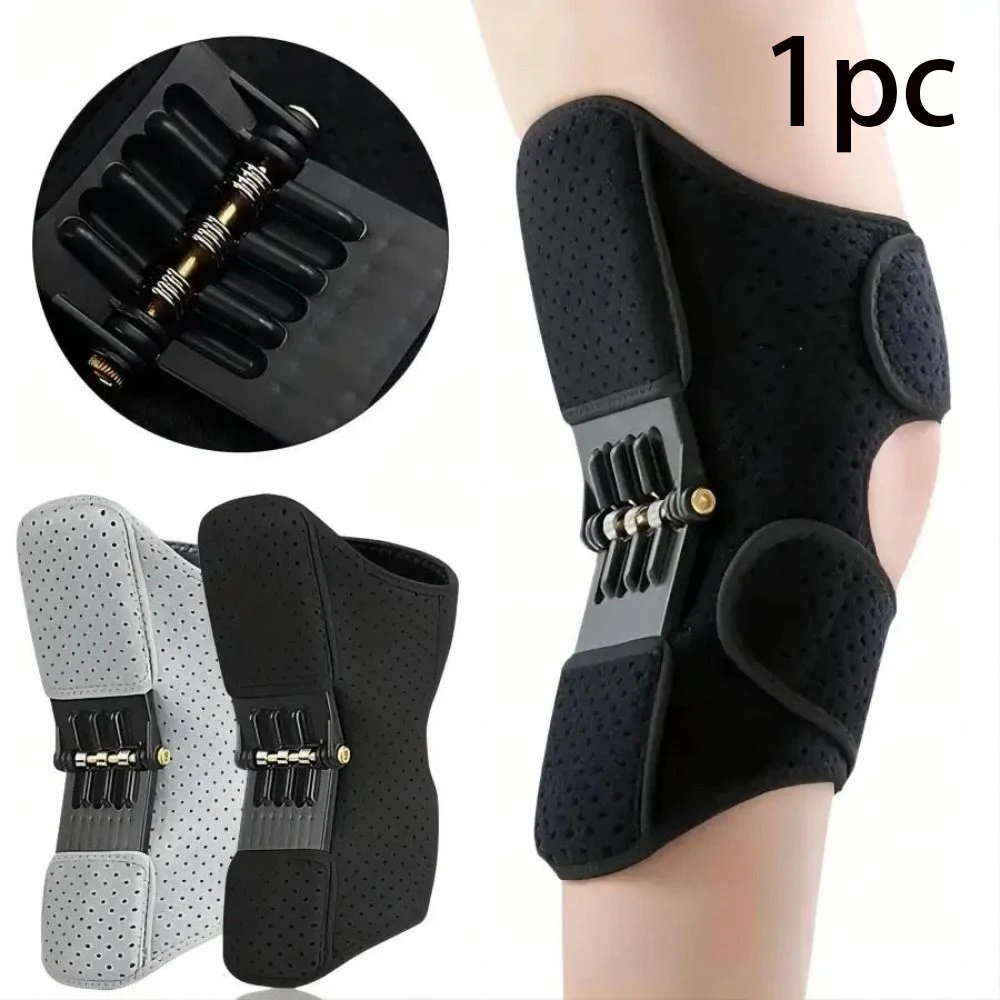 1PC Knee Assistive Device Knee Booster Power Joint Support Knee Pads Protector Non-Slip Knee Support Brace Knee Booster