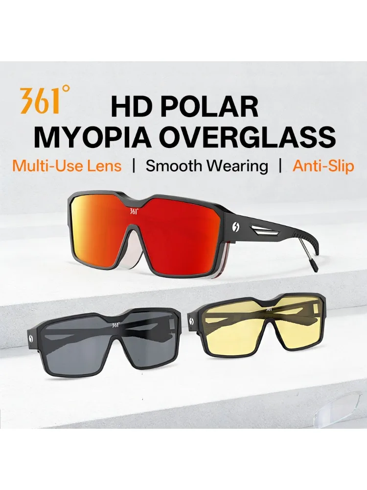 AliExpress 361° 361 Degrees Polarized Cycling Sunglasses Sun Protection Ultralight Bike Glasses Myopia Specific Anti-glare Road Bicycle Eyewear