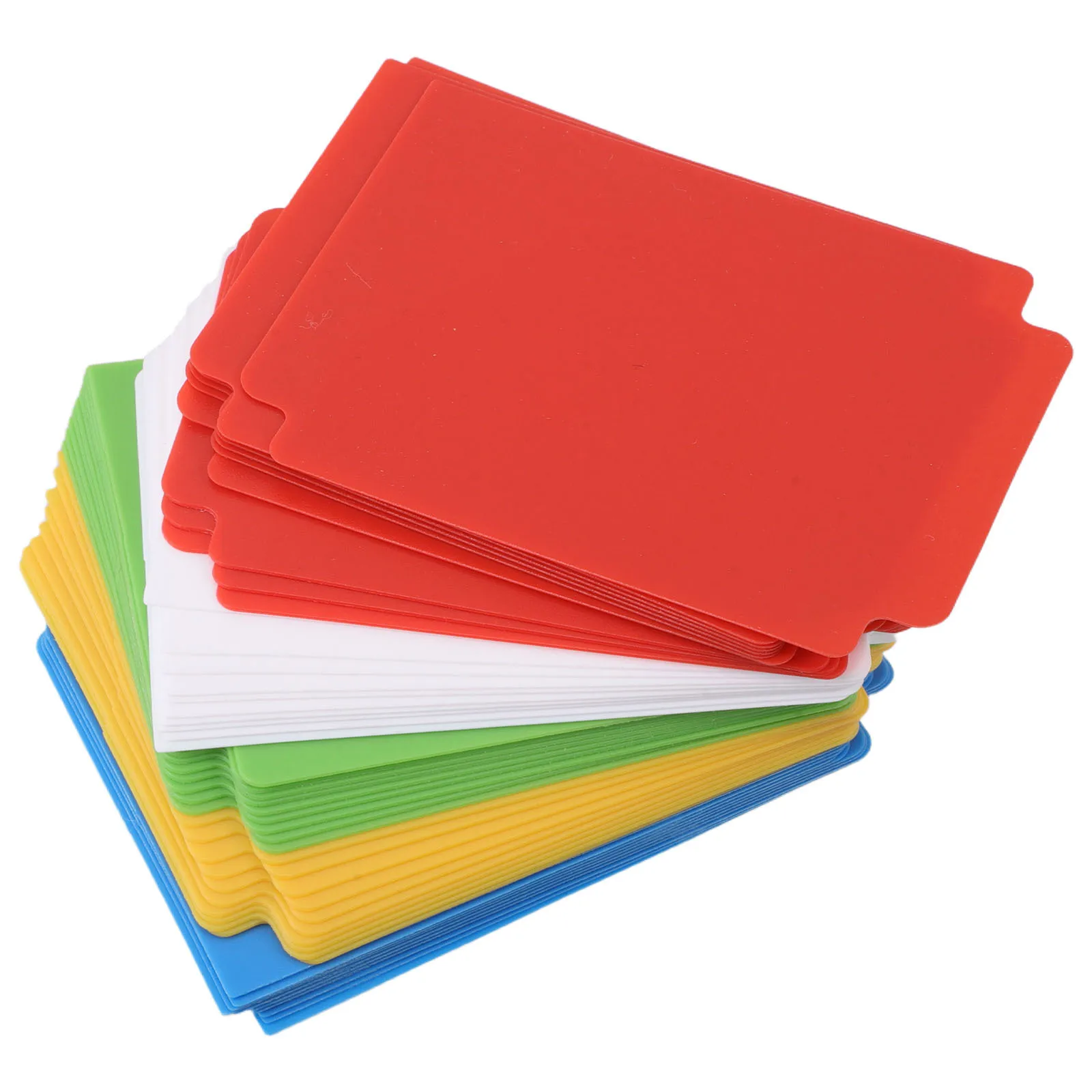 

50Pcs Plastic Vinyl Record Dividers DIY Label Separators for Album Storage Boxes Index Card Dividers Organizing Flat Items