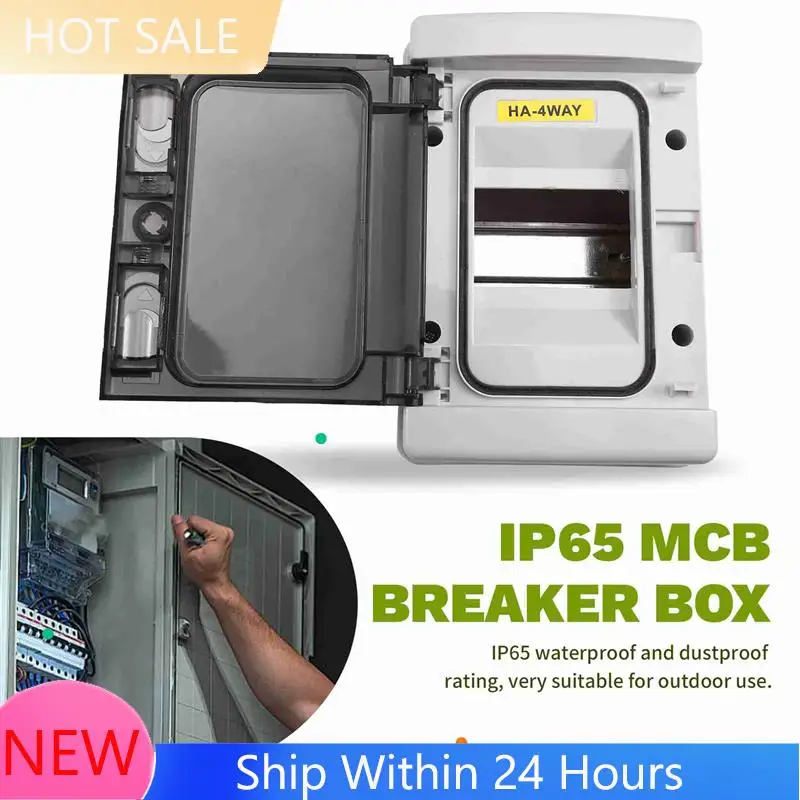 A78K New Waterproof Distribution Box Outdoor Plastic Electrical HA-4Way Forcircuit Breaker