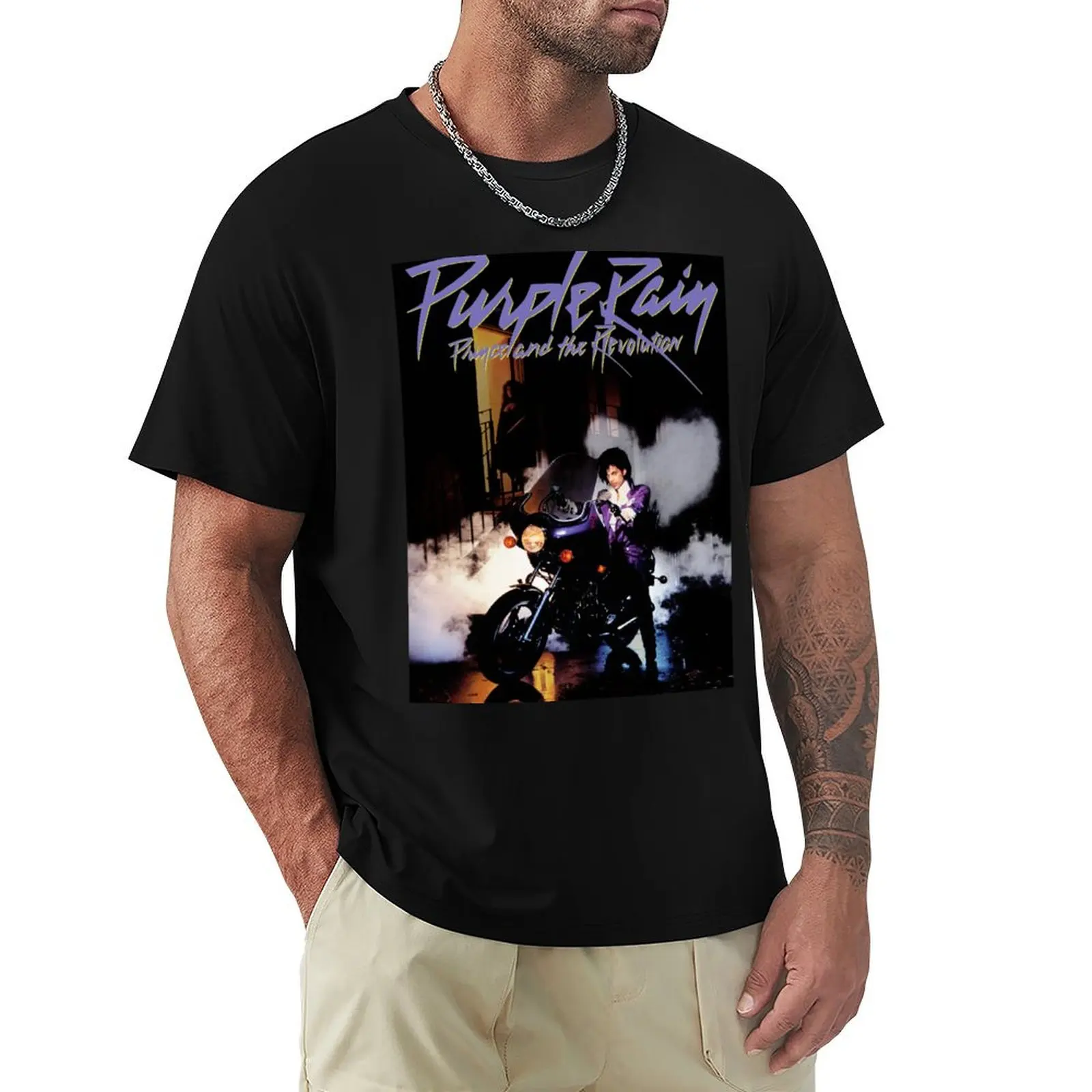 

Rain In Purple T-Shirt summer 2025 shirts graphic luxury clothes men