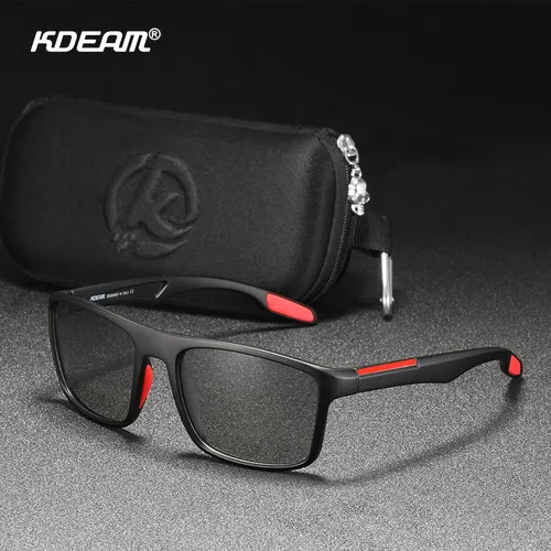 KDEAM-gafas de sol fotocromáticas para hombre y mujer, lentes de sol fotocromáticas con protección UV 100%, polarizadas para conducir de día y de noche