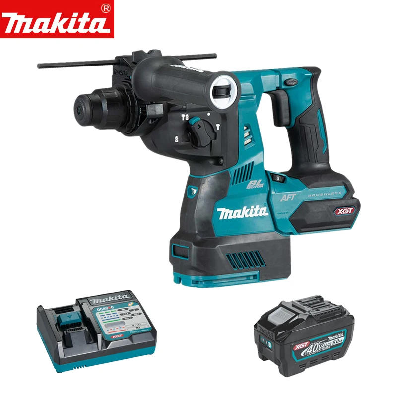 

Makita HR001G 40V Brushless Hammer Drill Concrete High Power Rotary Hammer 2.8J 980RPM Electric Power Tools