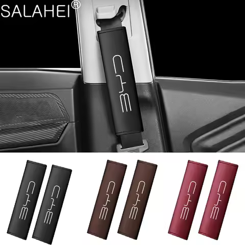 Car Suede Seat Belt Protects Shoulder Pressure Relief For BYD Atto 3 Yuan Plus Han Tang EV F3 E6 Dmi Song F0 Qin Pro G3 I3