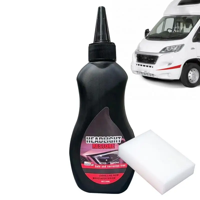 

Headlight Repair Agent 150ml Car Headlight Scratch Restoring Fluid Headlight Cleaner Scratch Repair Agent For Polishing