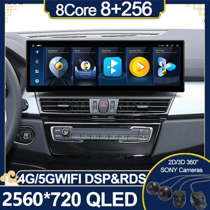 

Для BMW 2 серии F45 / F46 MPV NBT 2560*720 IN-CELL IPS экран 8 + 256G Carplay 14,9 дюймов новый дизайн OEM автомобильная стереосистема мультимедиа