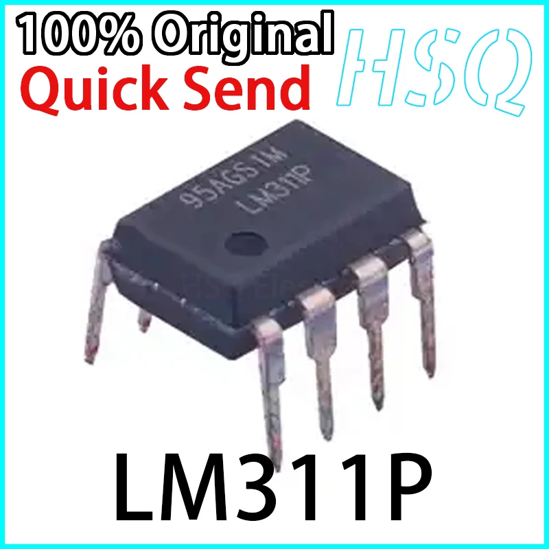 

10PCS LM311P LM311 Direct Insertion DIP-8 Operational Amplifier Voltage Comparator IC Chip