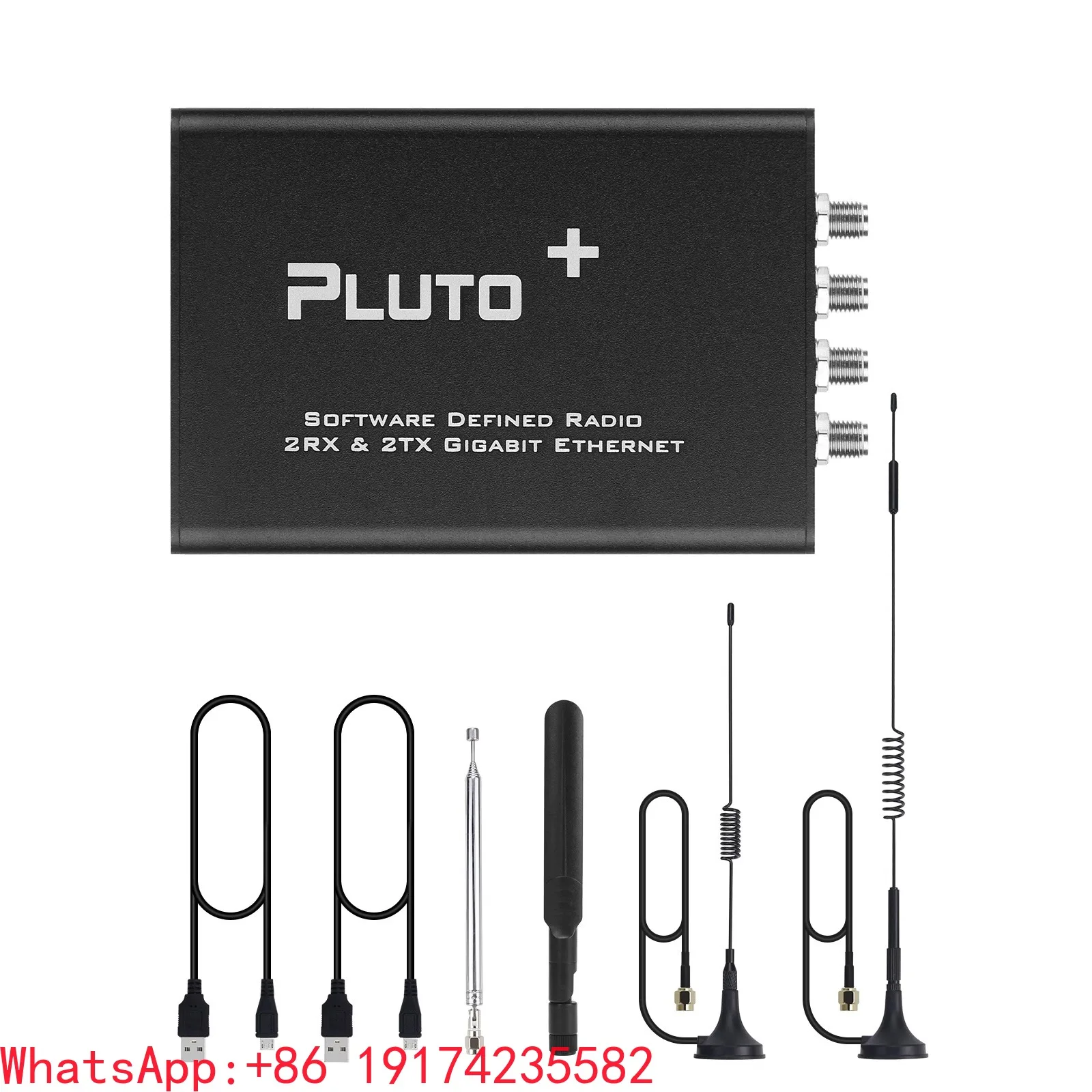 PLUTO+ SDR Transceiver Radio 70MHz-6GHz Software Defined Radio for Gigabit Ethernet Micro SD Card AD9363