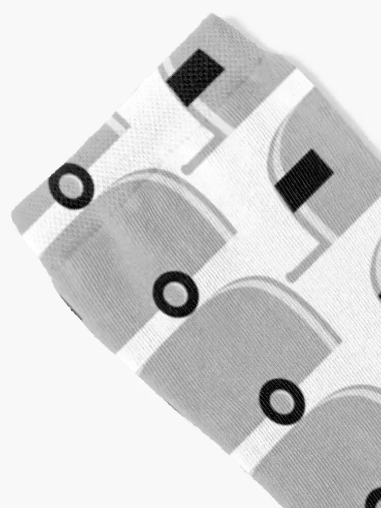 AIRSTREAM, ALUMINUM TRAILER RV CAMPER FAN DESIGN Socks gift gifts essential christmas stocking Socks Female Men's