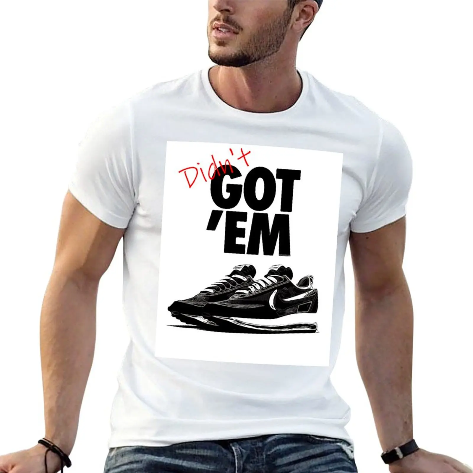 

Didn't GOT 'EM Sacai Waffle T-Shirt t shirts for man cotton man t shirt graphic T-Shirt