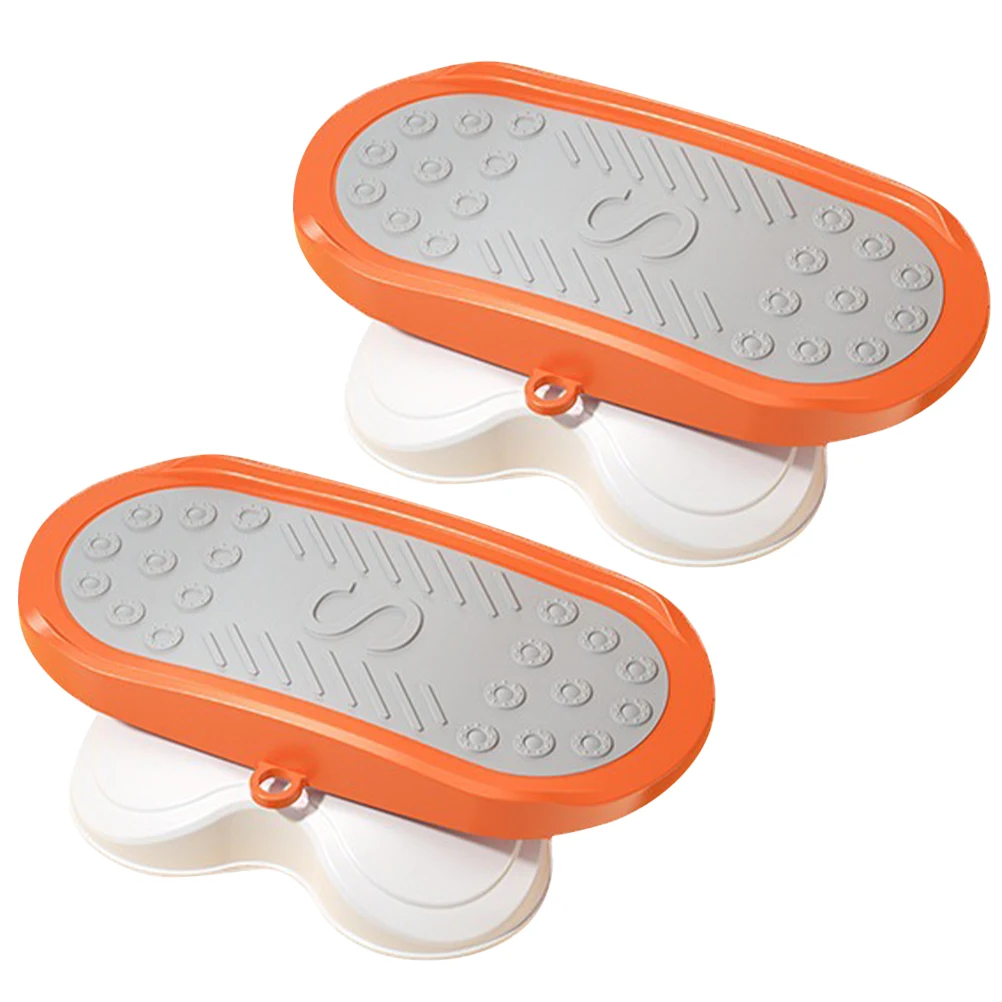 

2Pcs Waist Twisting Disc Stepper Plastic Massage Board Home Slimming Rotating Fitness Equipment Indoor Body Shaping Non Slip