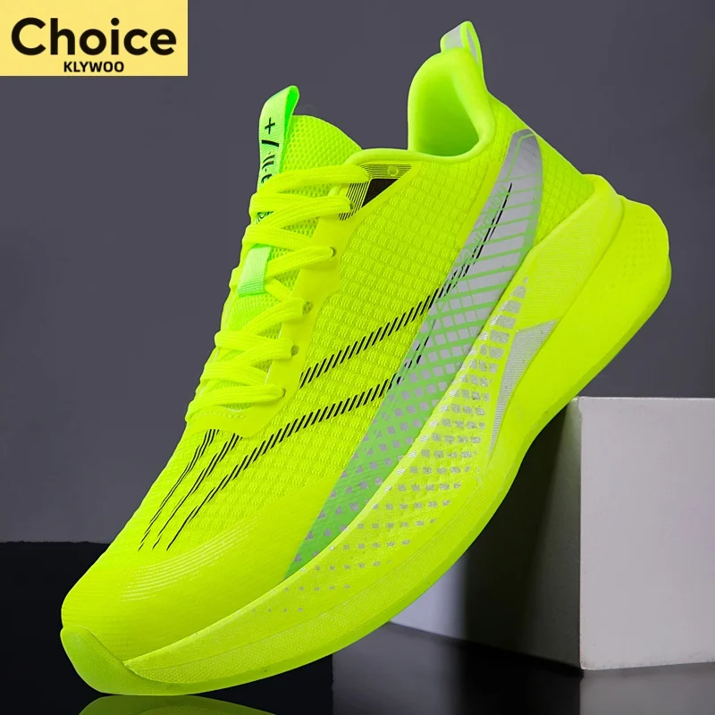 Marathon-Laufschuhe für Herren, Sport-Carbonsohle, atmungsaktiv, leicht, bequem, Damen-Sportschuhe mit Dämpfung und Stabilität – Detail 7