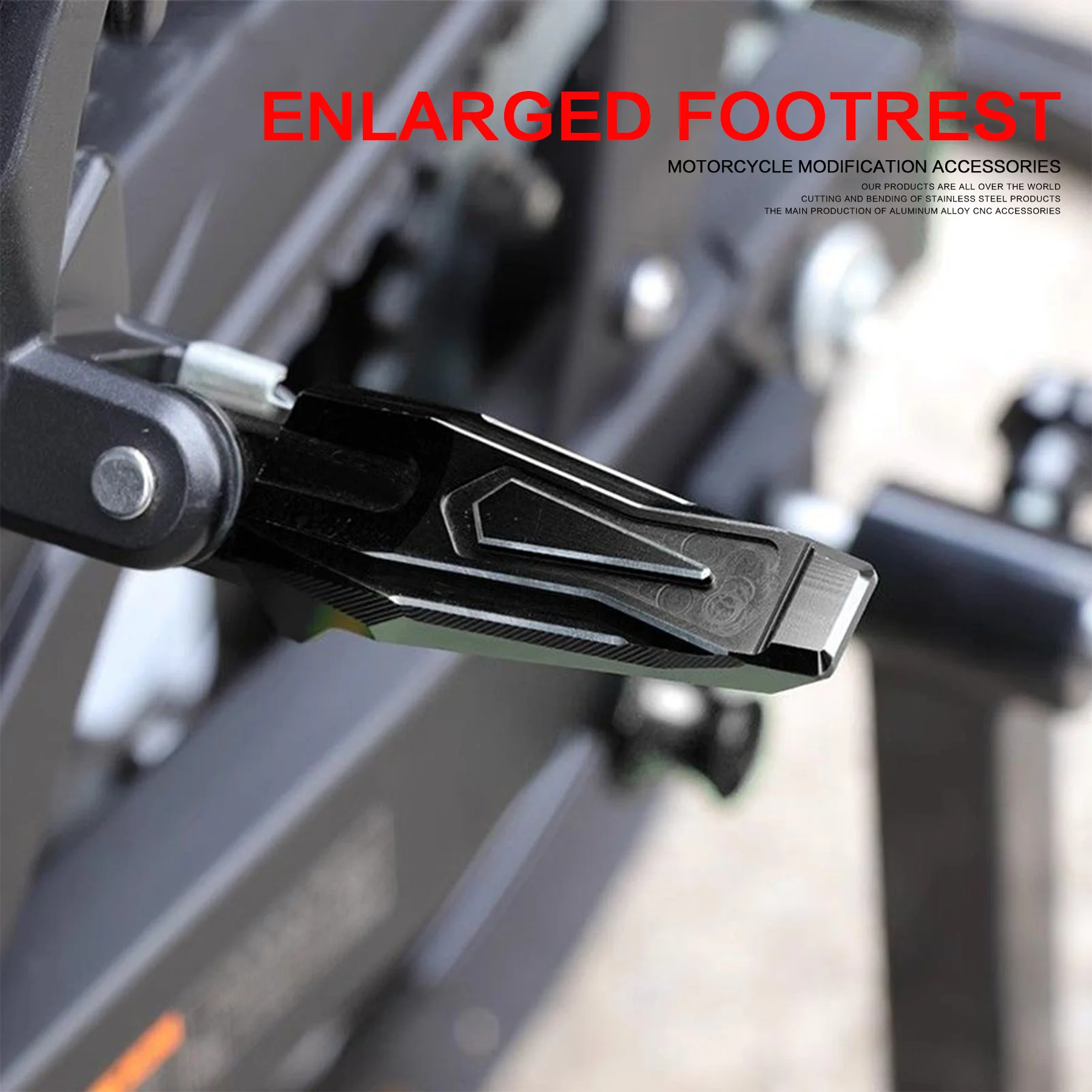 

For SUZUKI GSX250R DL250 GW250 GSX250 CNC Motorcycle Passenger Footrest Pedal Anti-slip Rest Footpegs Extender Pedal Accessories