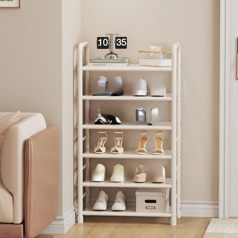 Simple Shoe Rack Door, Household Dormitory, Wrought Iron Metal Multi-functional Shoe Cabinet, Economical