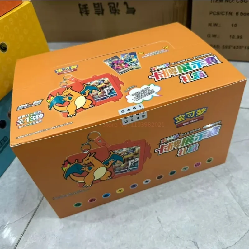 本物の PTCG トレーディングカード 8.0 ゲンガー簡体字中国語イーブイカード展示組み合わせセットコレクションカードおもちゃギフト