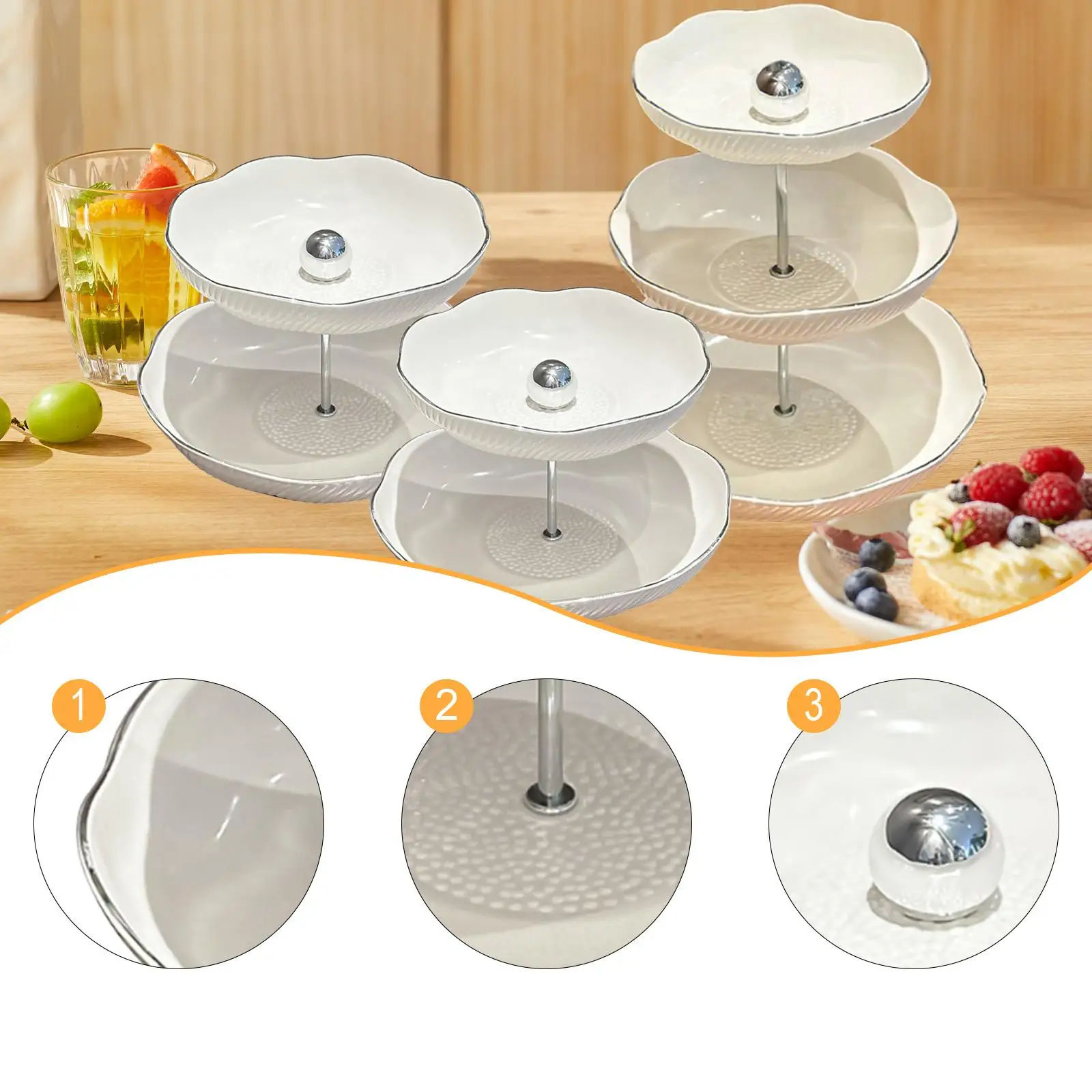 

Cupcake Stand Buffet Storage Wedding Cake Stand for Kitchen Festival Wedding