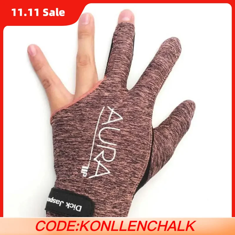 上質な3本の指先の手袋赤青灰色の漁船アクセサリー