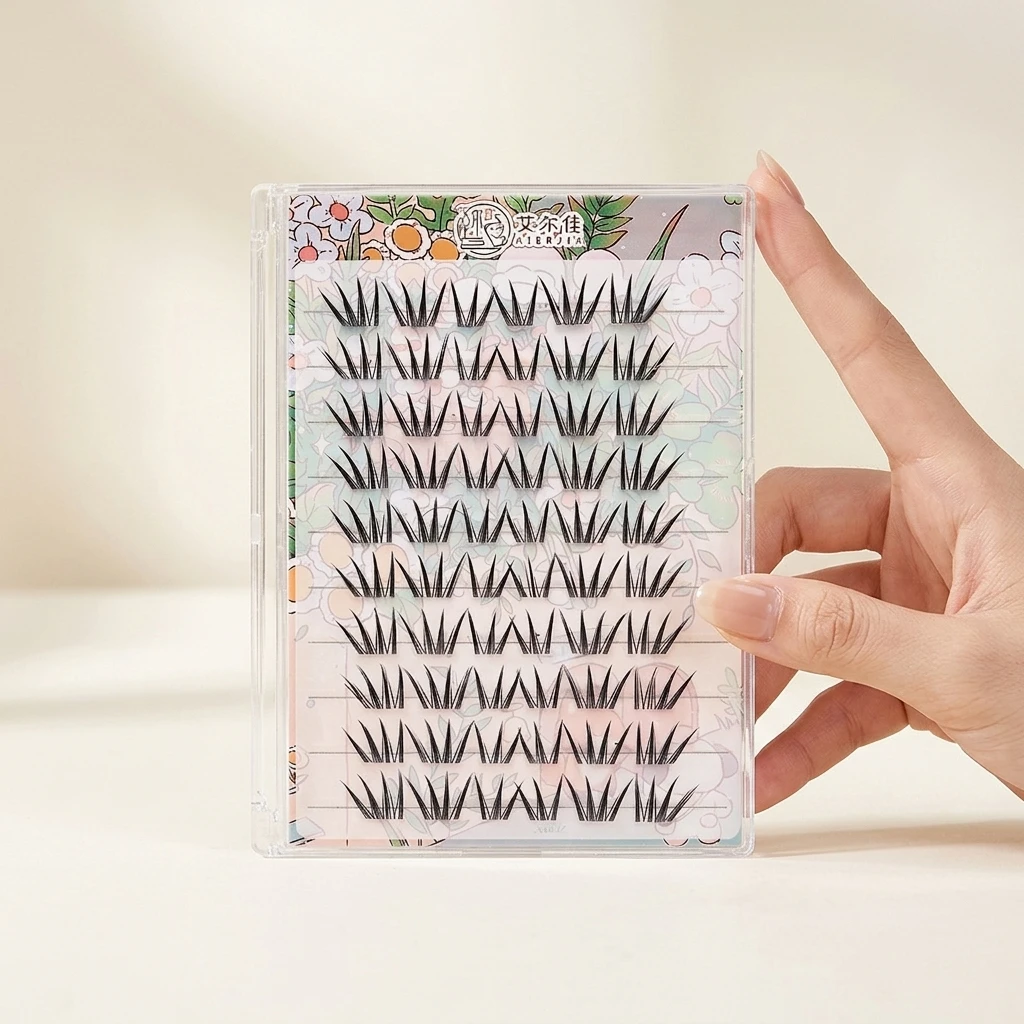 Eyelash Extension Japanese Style - Накладные ресницы для начинающих, натуральный японский