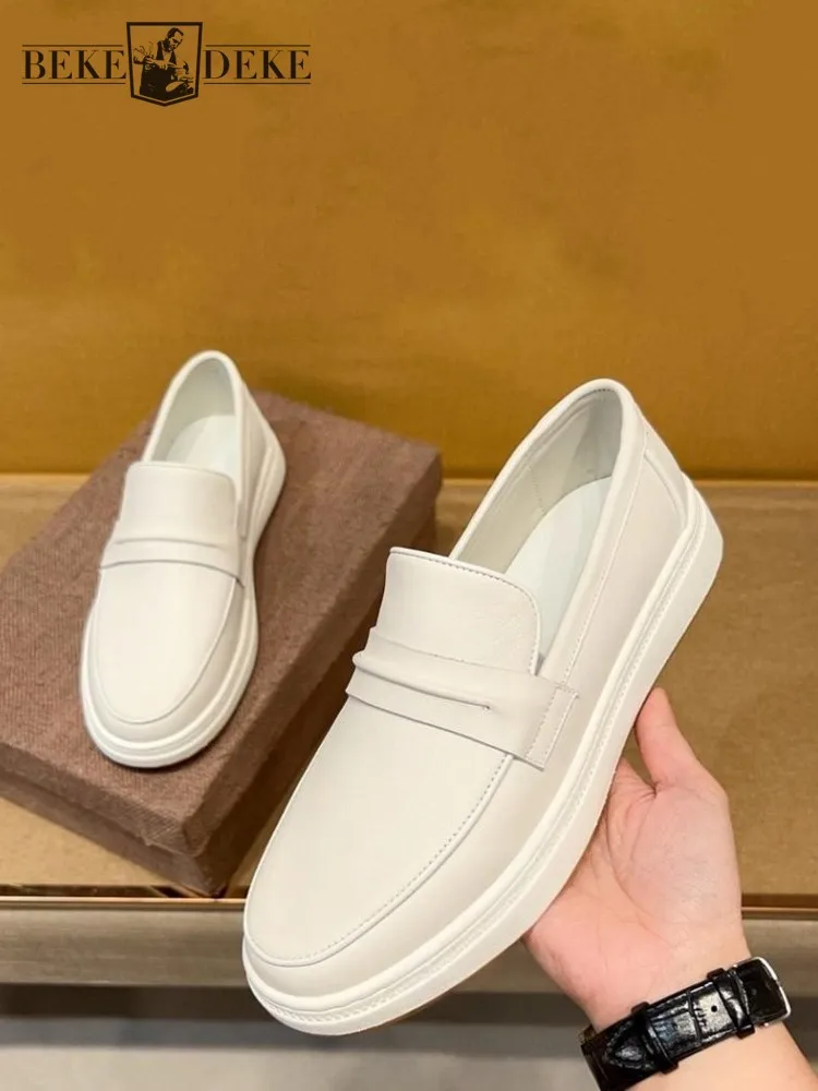 

Дизайнерские повседневные мужские новые удобные лоферы без шнуровки с низким вырезом из натуральной коровьей замши Повседневная обувь с круглым носком Дышащие туфли на плоской подошве для работы