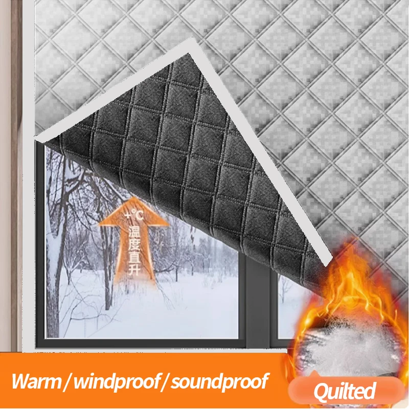 Winter warm curtains, insulated windproof sealed windows, cold proof and insulated, screen windows，Shading, sound insulation